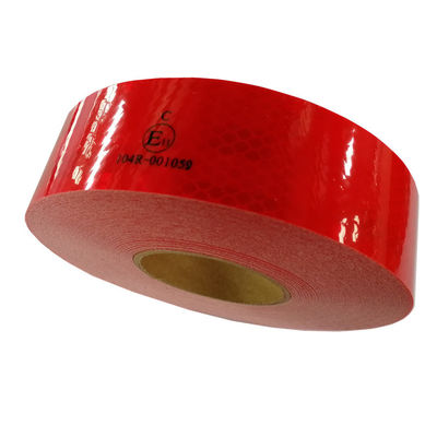 Op maat afdrukbare hoge intensiteit prismatische diamant opvallendheid Dot-C2 waterdichte PET-waarschuwing zelfklevende stickers reflecterende tape