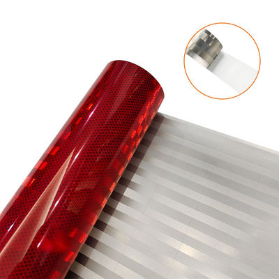 ECE104R Gemetalliseerde gele kleur E11 reflecterende tape voor vrachtwagenveiligheid