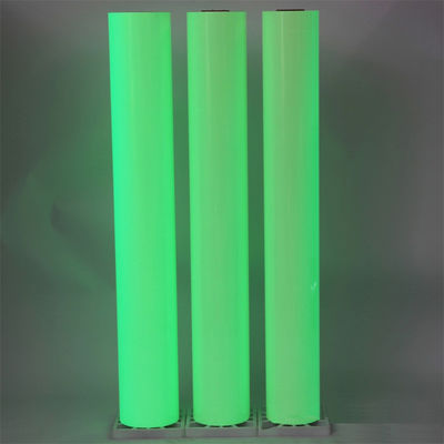 Kleefmiddel Nacht Lichte vinylfolie film Fotoluminescerende fluorescerende rol Groen licht voor nooduitgangstekens Glimmeren in het donker