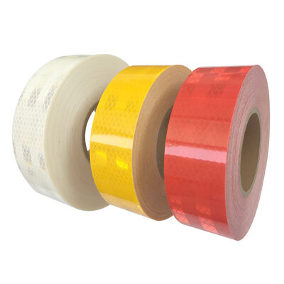 Showway Hoge Intensiteit Prismatisch Rond Reflecterend Groen/Geel Voertuig Vrachtwagen Veiligheidstape 45,7 m Diamant Retro