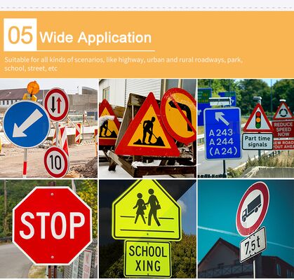 10 jaar zelfklevende fluorescerende geelgroene limoen microprismatische reflecterende folie voor verkeersborden met hoge zichtbaarheid