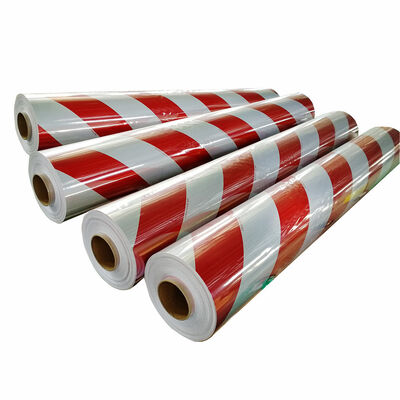 DIN30710 Rood Wit Chevron Reflector Reflecterende Strip Tape Zelfklevende Radium Stickers Rol Reflecterend