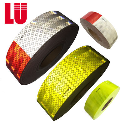 Self Adhesive Diamond Grade Fluorescent Yellow Car Reflector Sticker 2"x150ft Lime Green Trailer Truck Reflective Tape