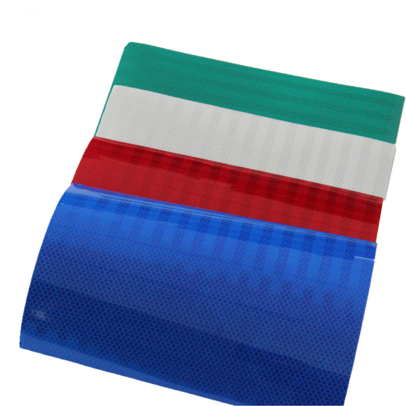 5 jaar PMMA Honeycomb HIP High Intensity Micro Prismatisch verkeersbord Veiligheid Retro Gele Film Reflectieve plaat
