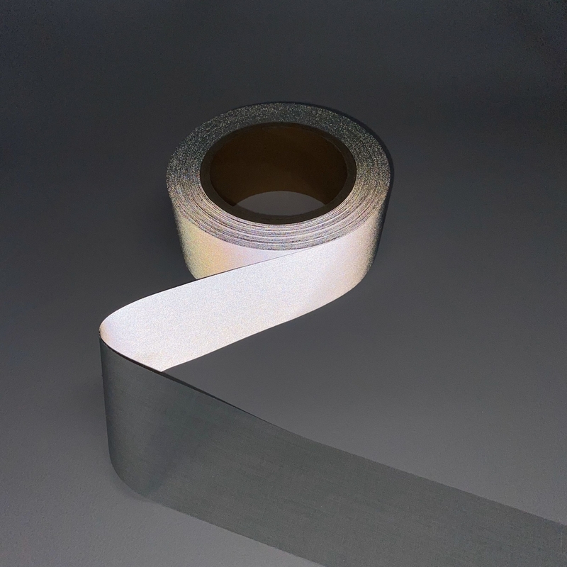 Van de Polyester Weerspiegelende Stoffen van fabrikantensafety custom high de Lichte Schoenen van Grey Reflective Tape For Clothing