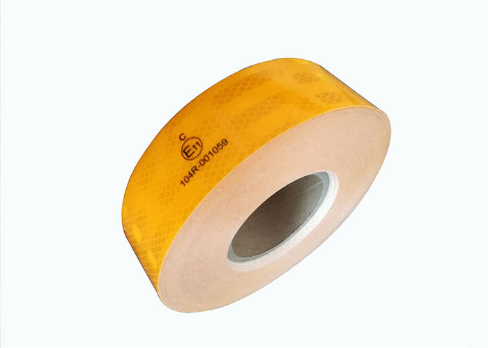 Lichte Acryl Duidelijke ECE 104 Weerspiegelende Band voor Voertuigen, Amber Weerspiegelende Band 2