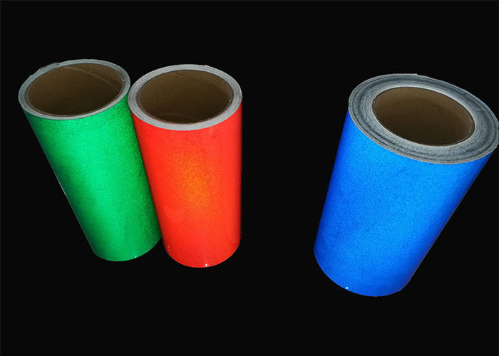 Hoge Intensiteits Blauwgroen Wit Weerspiegelend Vinyl voor Allerlei Verkeersteken 1.24m * 45.7m