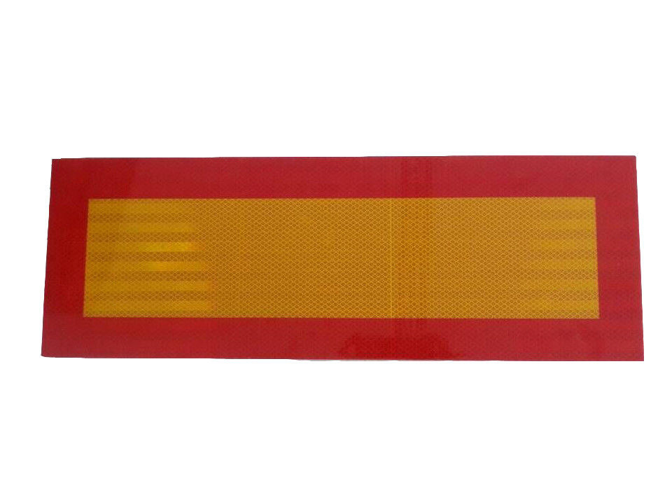 Zelfklevende het Voertuig Weerspiegelende Striping van de Ziekenwagennoodsituatie voor Auto's Gele en Zwarte Wit en Rood