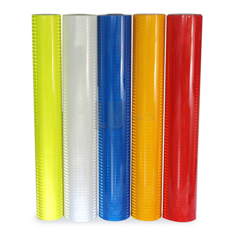 1.22m*45.7m Zelfklevende EGP Ingenieursgraad Prismatische Gele Retro Film voor verkeersborden