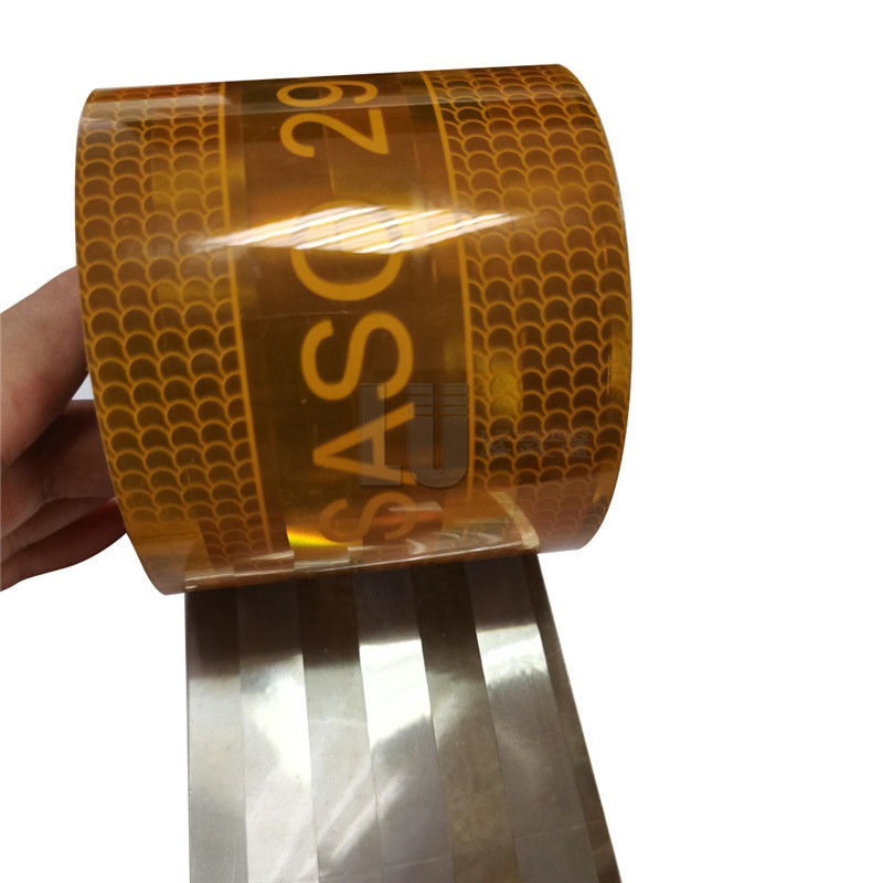 SASO 2913 Reflecterende Sticker PET Reflecterende Tape Veiligheidsmarkering Waarschuwing Reflectorstrips voor Auto Vrachtwagen Aanhanger Decoratie Accessoires