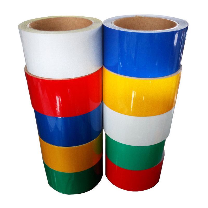 5100 PET Reflecterende Vinyl Film Radium Retro Grote Reflecterende Plaat Rol Waterdichte Verkeersborden Reflecterende Folie
