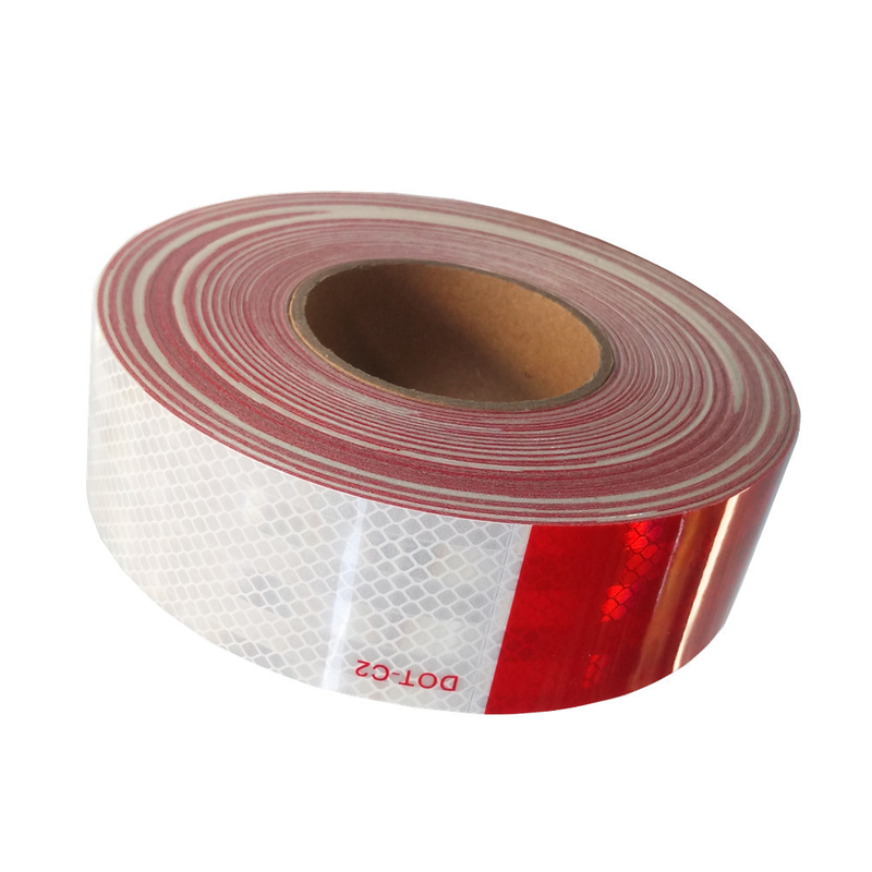 2"X150ft Zeer Zichtbare Retro Reflecterende Markeringstape DOT C2 Sticker Voor Aanhanger