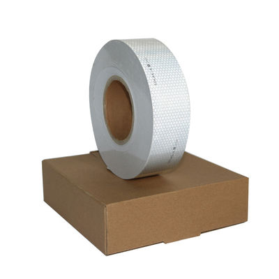 Hoge zichtbaarheid honingraat zilvergrijs PET SOLAS Marine reflecterende tape Waterdicht zoutbestendig voor levensreddende apparatuur voor schepen