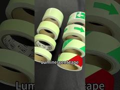 Bekijk: 1,24 M * 45,7 M Rechthoek PET / PVC-materiaal met hoge luminantie Glow in dark Vinyl Showcase