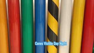 RA2 Glaskralen, zelfklevend, reflecterende tapesticker voor verkeersborden met kegelvormige hulzen